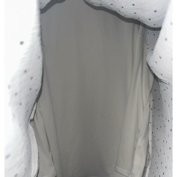 Plus Size 22/24 Long Bell Sleeve White Polka Dot Chiffon Top/blouse Lane Bryant - Picture 13 of 13